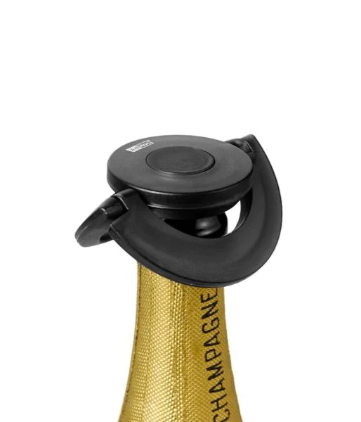 AdHoc champagne stopper zwart