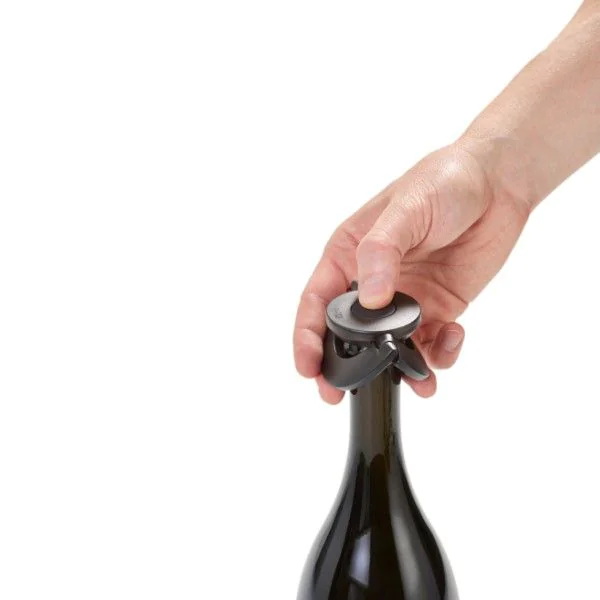 AdHoc champagne stopper zwart - Afbeelding 2
