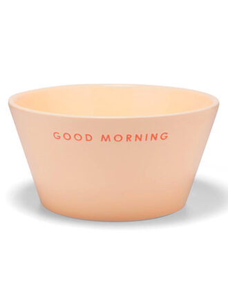 Vondels kom H7cm GOOD MORNING