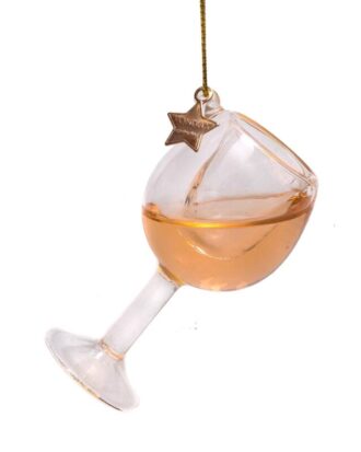 Vondels Ornament wijnglas rose