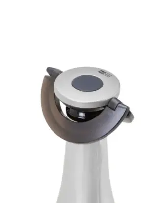 AdHoc champagne stopper zilver